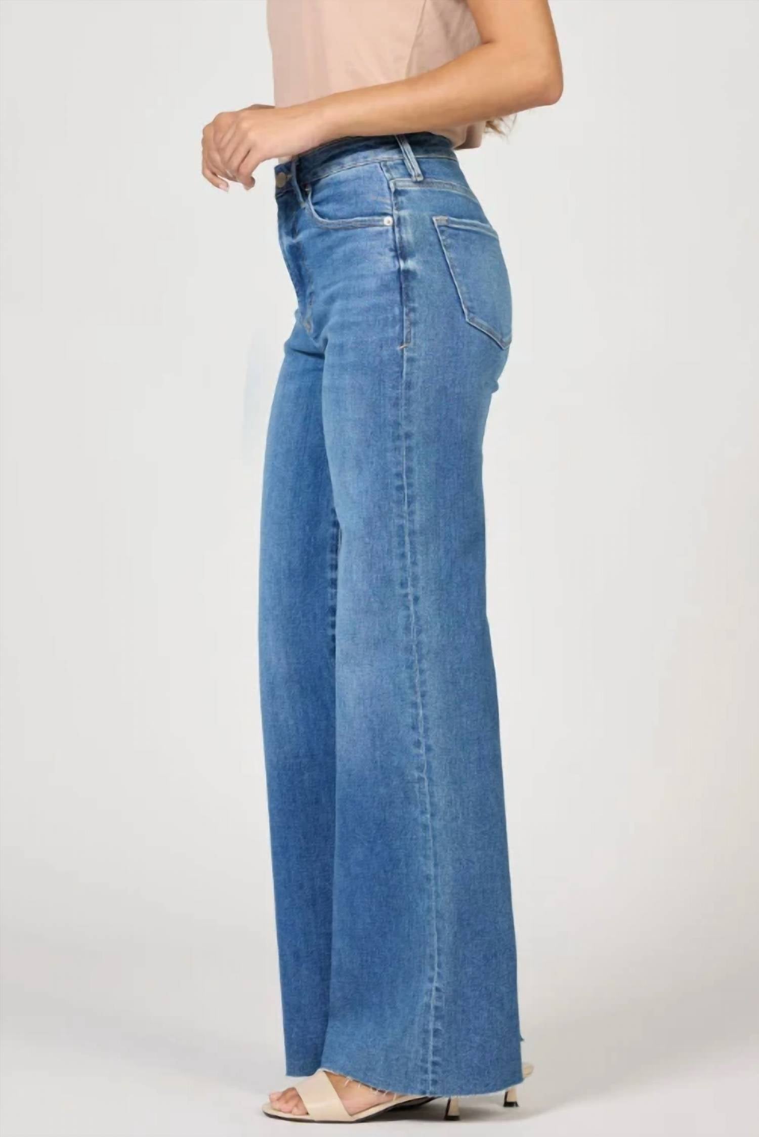 Dear John Denim - Fiona High Rise Wide Leg Jeans