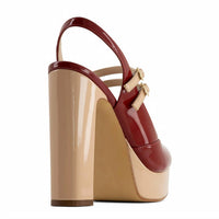 Andrea - Women's Mary-jane Heeled Sandals