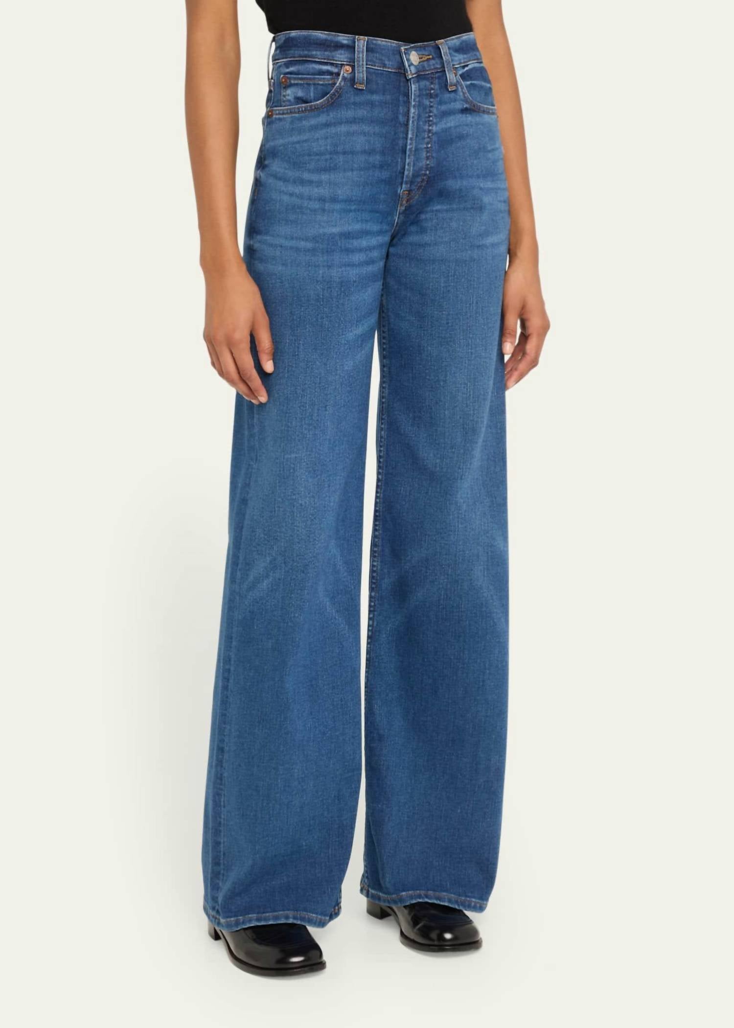 Re/Done - 70s Ultra High Rise Wide Leg Jeans