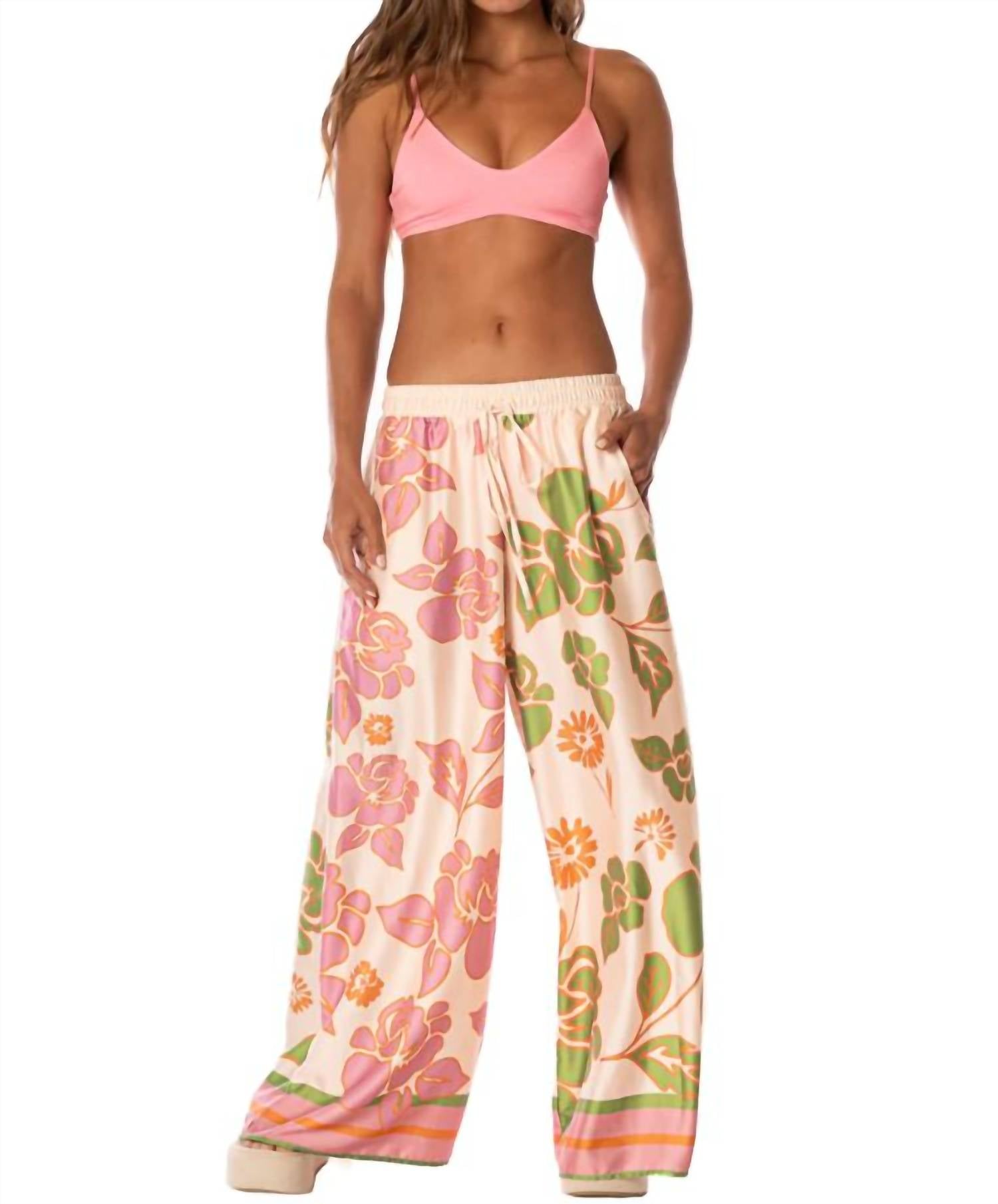MAAJI Floating Blooms Ophelia Pants in multi - women's pants