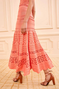 Ulla Johnson - Annisa Eyelet Knit Midi Skirt