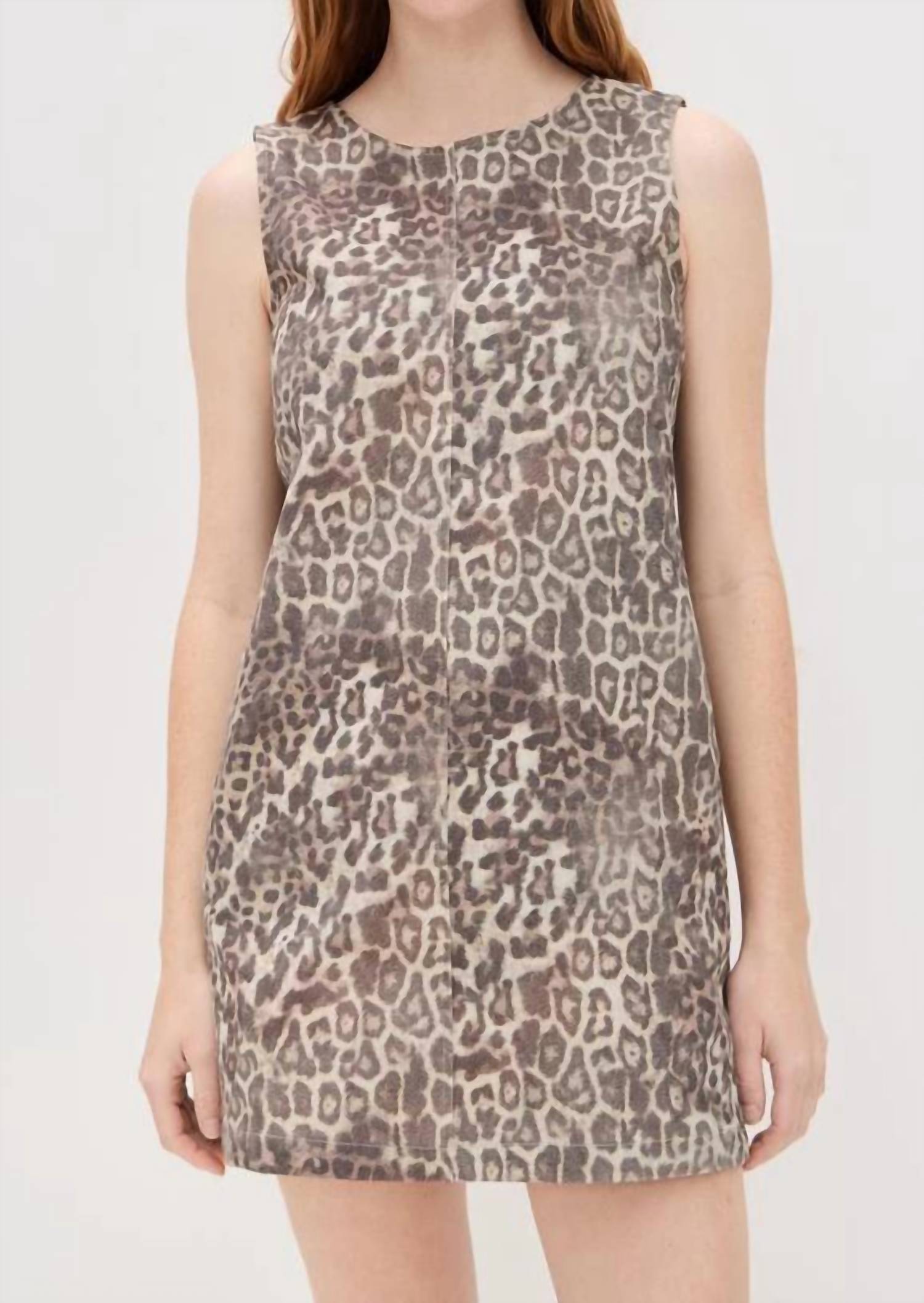 little lies Ashley Mini Dress in leopard - women's dress