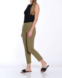 Multiples - Fringe Hem Ankle Pants