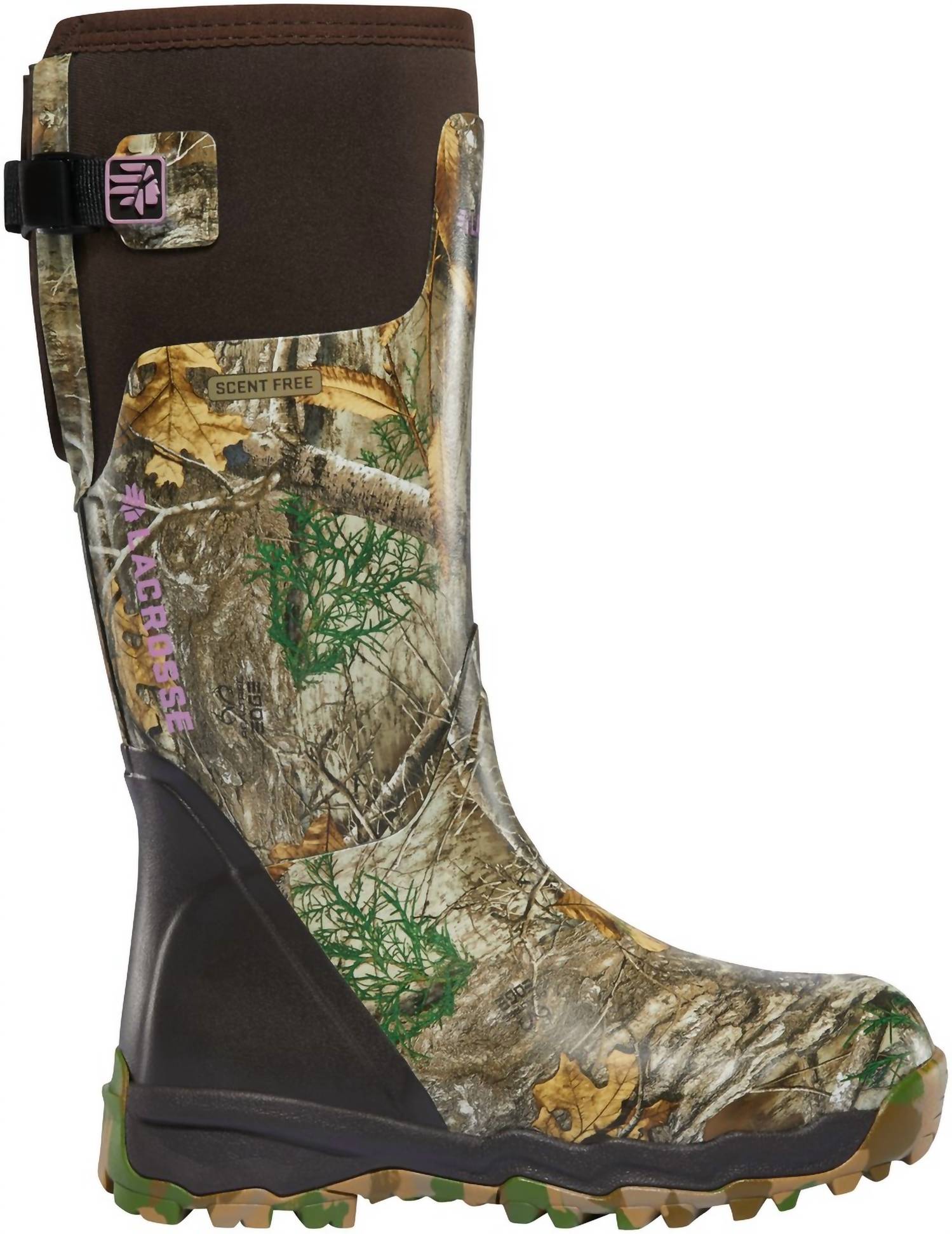 LACROSSE Women's Alphaburly Pro Boot in real tree edge pink - women's shoe