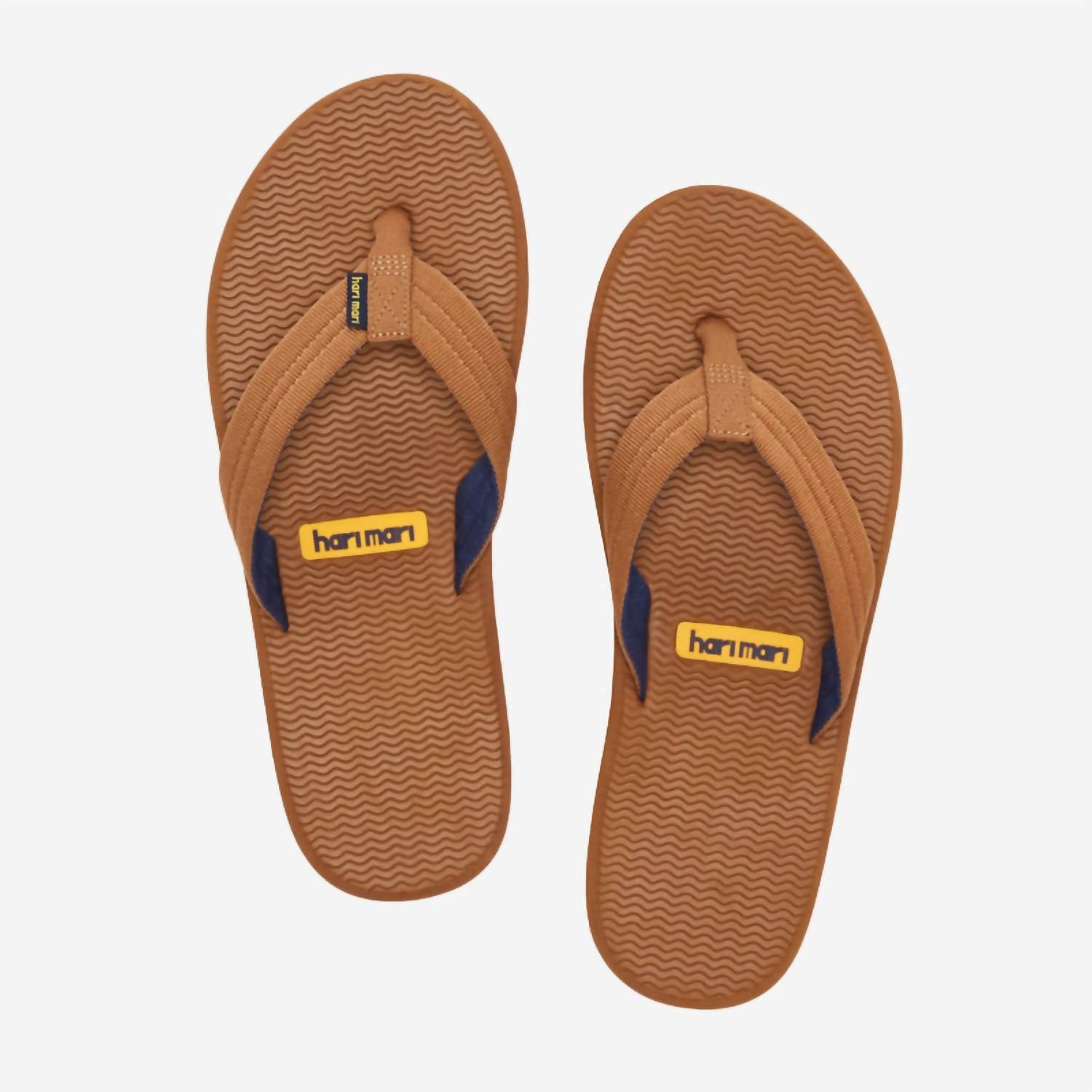 hari mari Men's Dunes Flip Flops in tobacco - men's sandal - detail view
