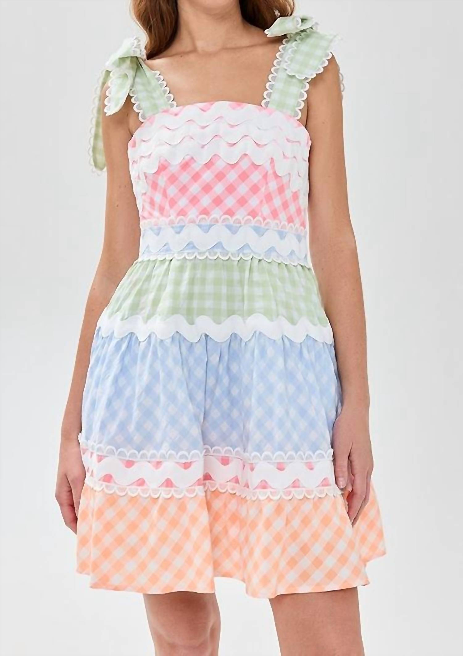 Celia B - Jade Short Vichy Dress