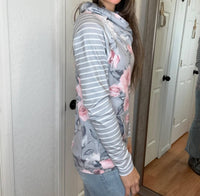 Michelle Mae - Zoey Zip Cowl Neck Jacket