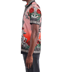 Barabas - Wildflower Wrangler Rhinestone Short Sleeve Shirt