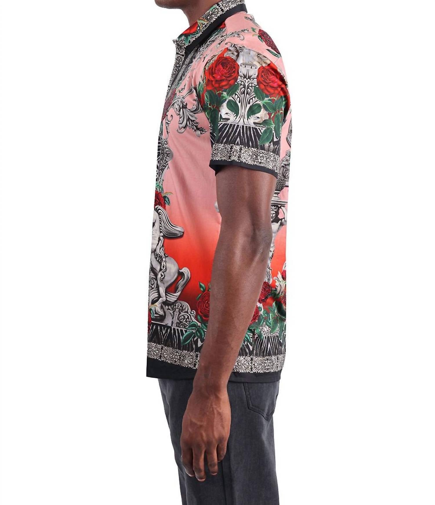 Barabas - Wildflower Wrangler Rhinestone Short Sleeve Shirt