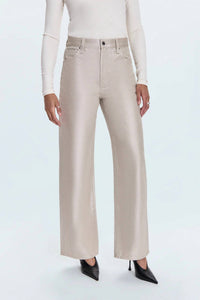 Pistola - Tate High-rise Bowed Wide-leg Jeans