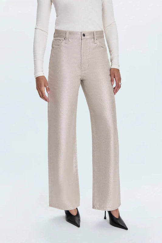 Pistola - Tate High-rise Bowed Wide-leg Jeans