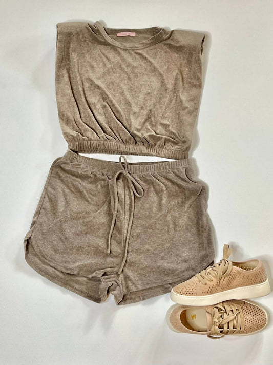 Crop Top and Short Set