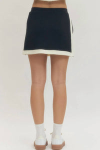Entro - Solid Sleeveless And Skirt Set