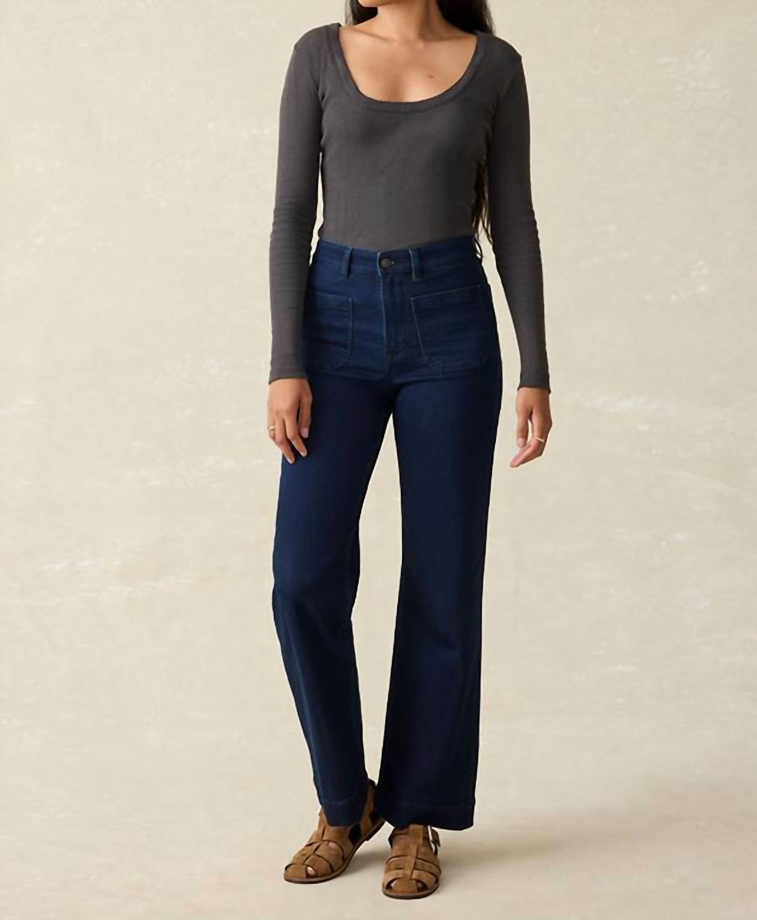 Faherty - Stretch Terry Patch Pocket Pants