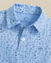 Southern Tide - Boy's Driver Finally Friday Printed Performance Polo