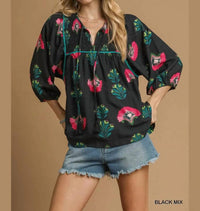 Umgee - Wildflower Fields Blouse