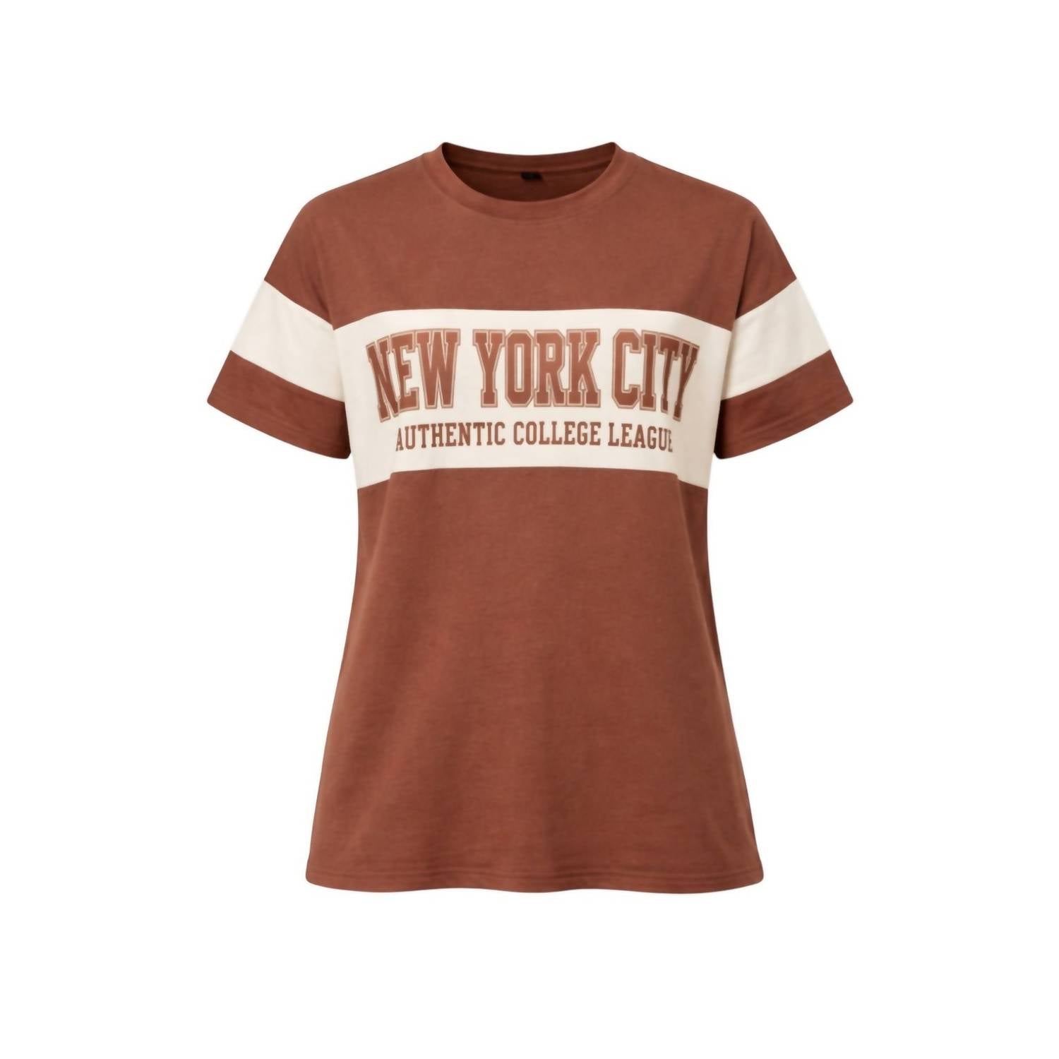 Ambar - New York City Printed Short Sleeve T-shirt