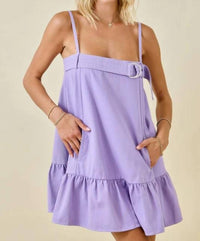 Day + Moon - Crowd Pleaser Contrast Stitch Mini Dress
