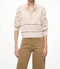 Staud - Cropped Hampton Cashmere Sweater