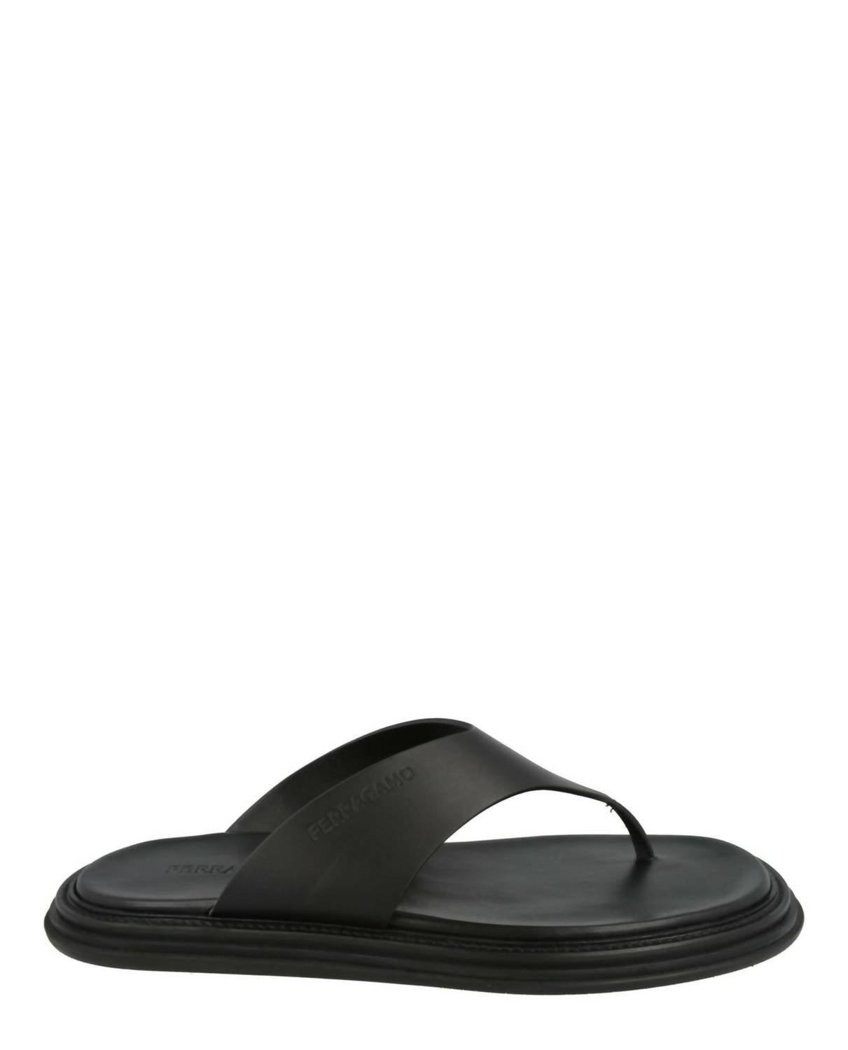 Salvatore Ferragamo - Men's Dory Leather Sandals