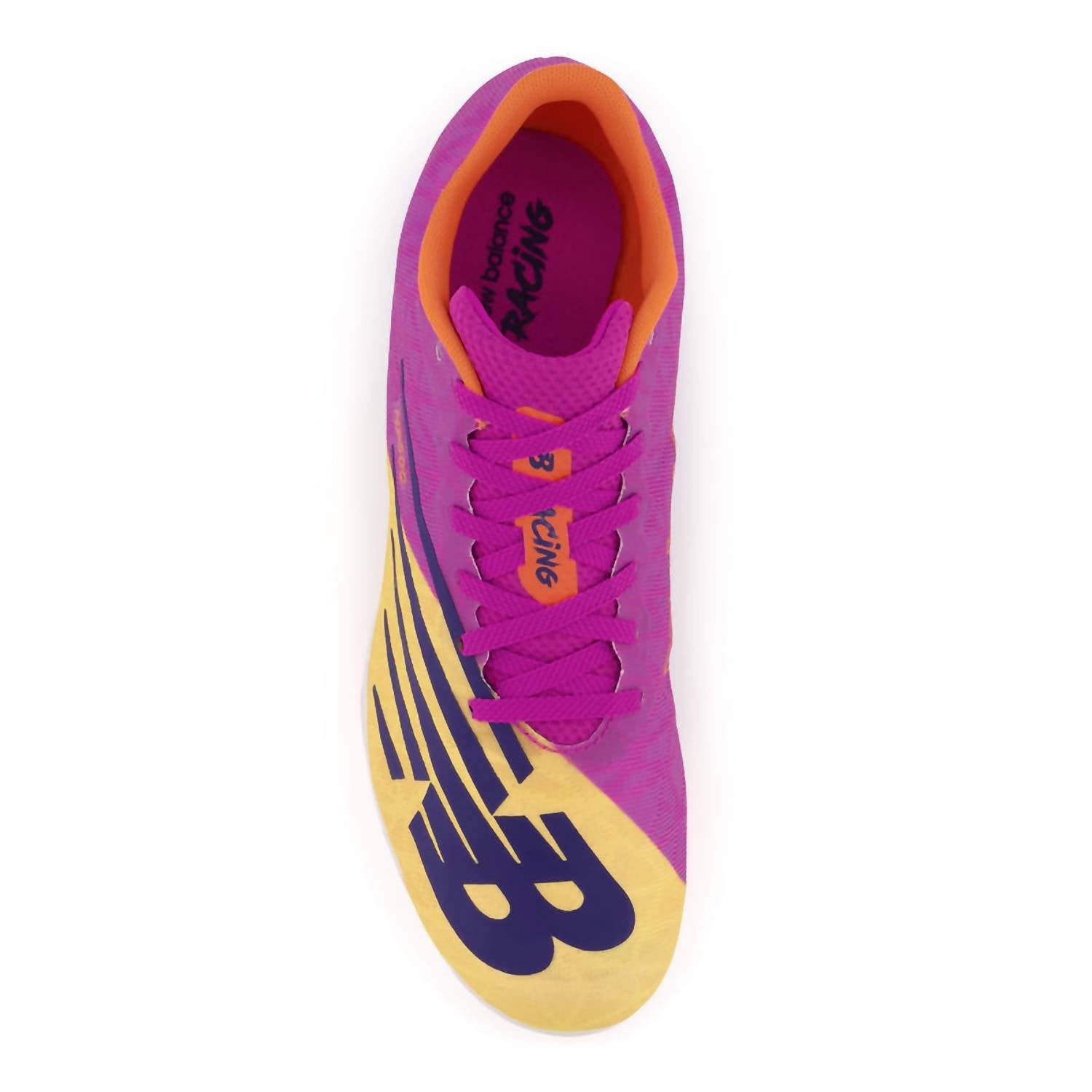 New Balance Unisex Md500 V8 Spike Shoes in vibrant apricot magenta pop - women's shoe - view 4