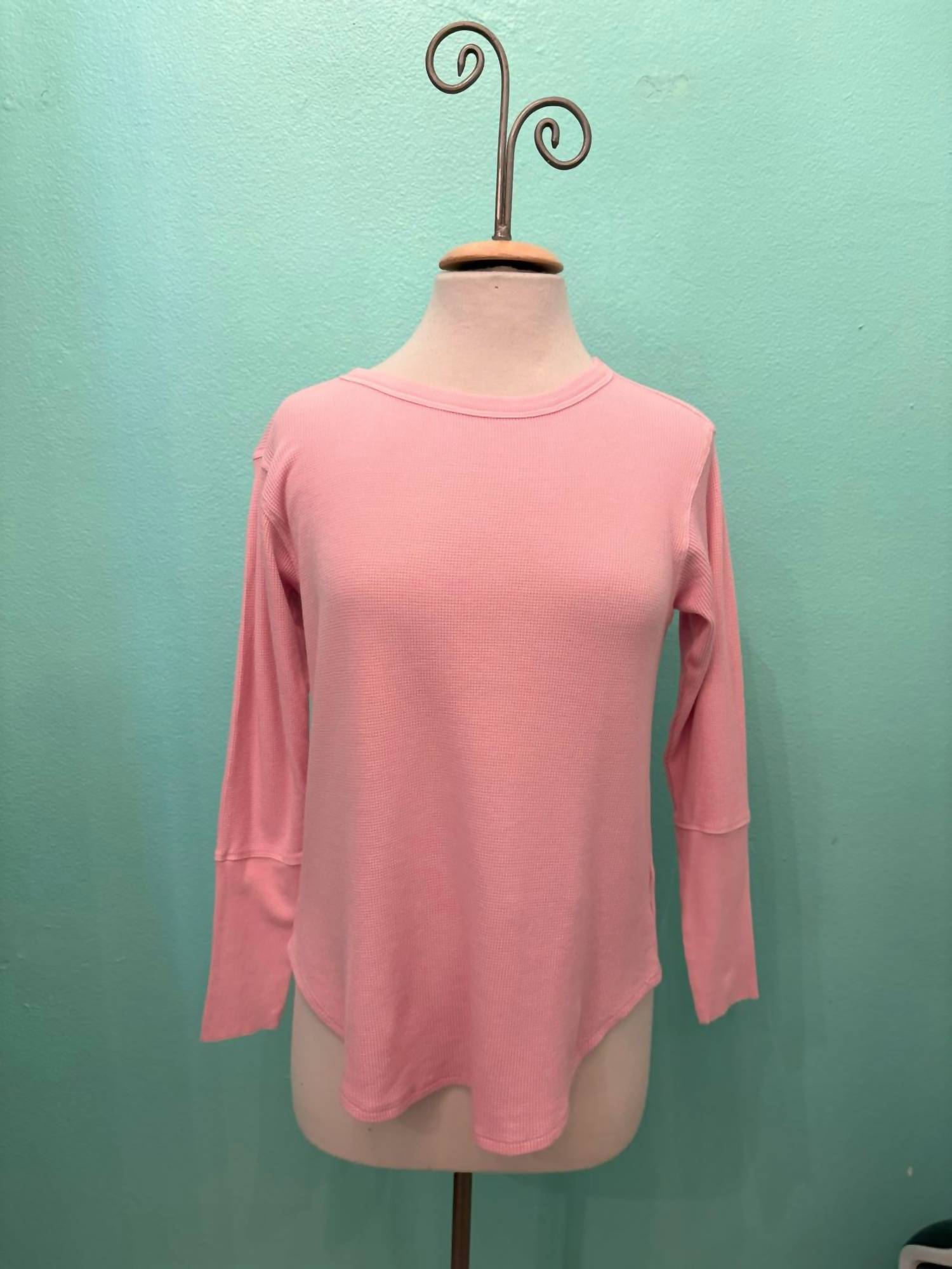 Mododoc - Women's Long Sleeve Thermal Crew Neck Tee