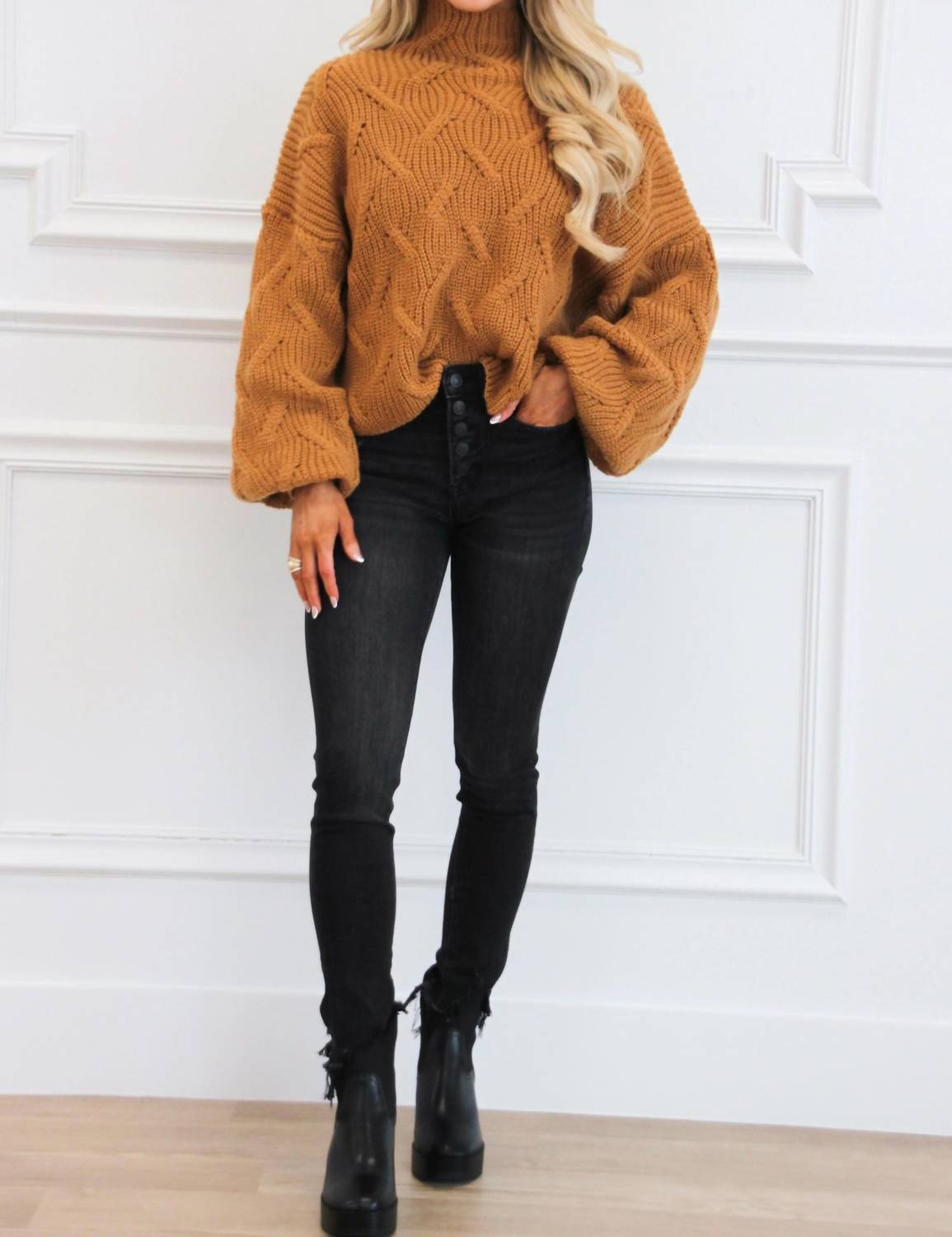 Zenana - Giovanna High Waisted 4 Button Jeans