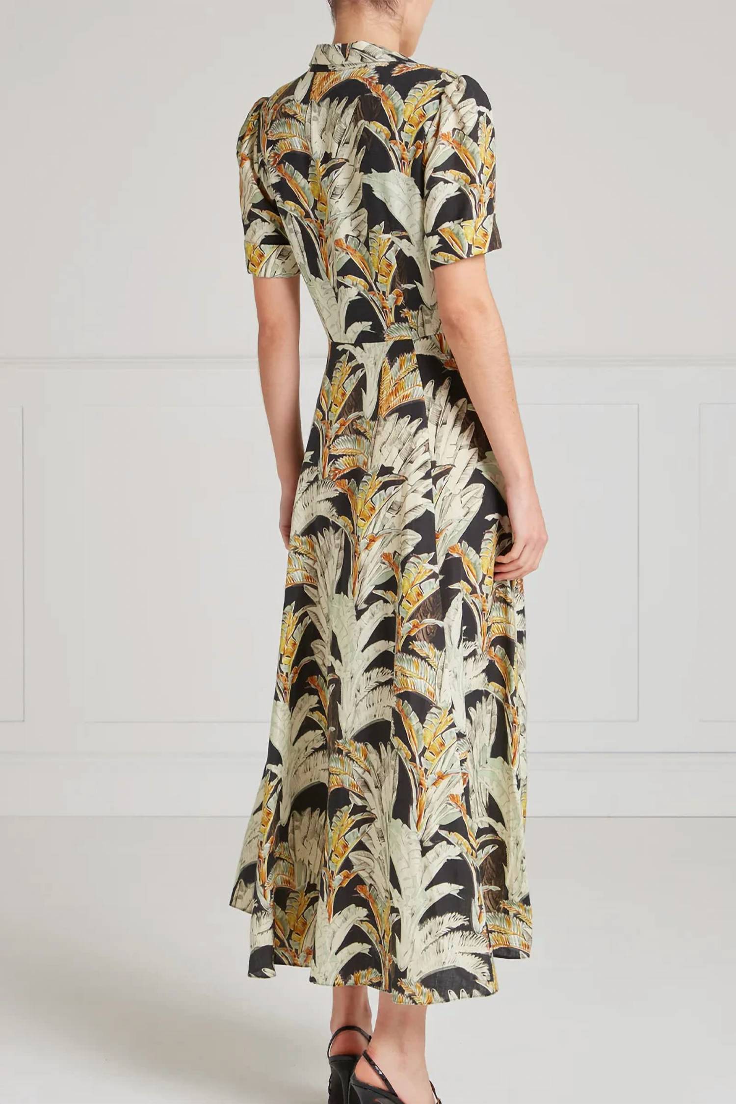 Temperley London - Baxter Linen Sleeved Dress