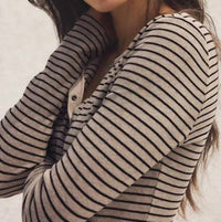 Z Supply - Stella Stripe Henley Top
