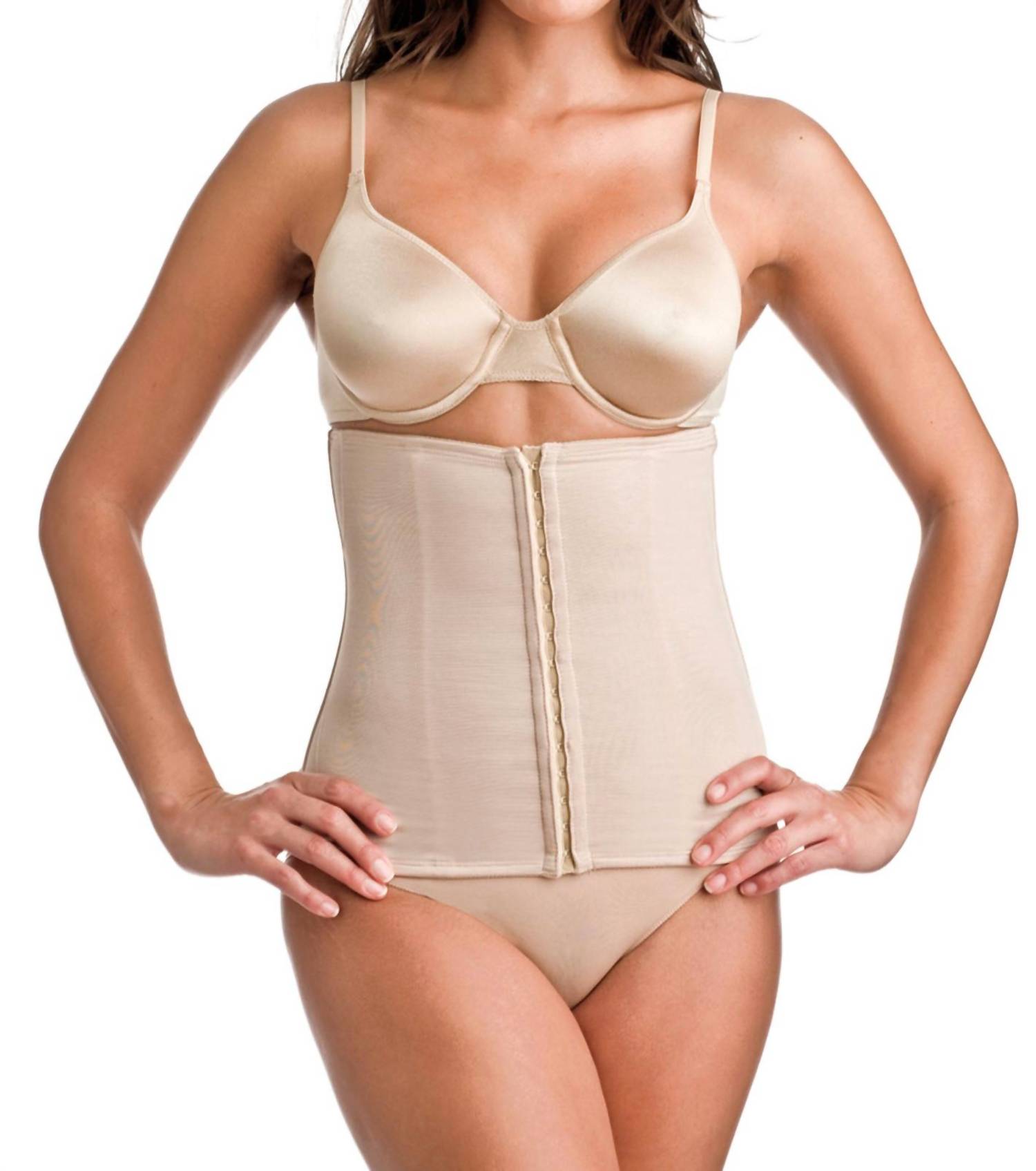 Miraclesuit Inches Off Waist Cincher in nude - women's intimate - detail view