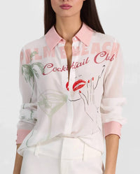 Alice + Olivia - Willa Silk Blouse