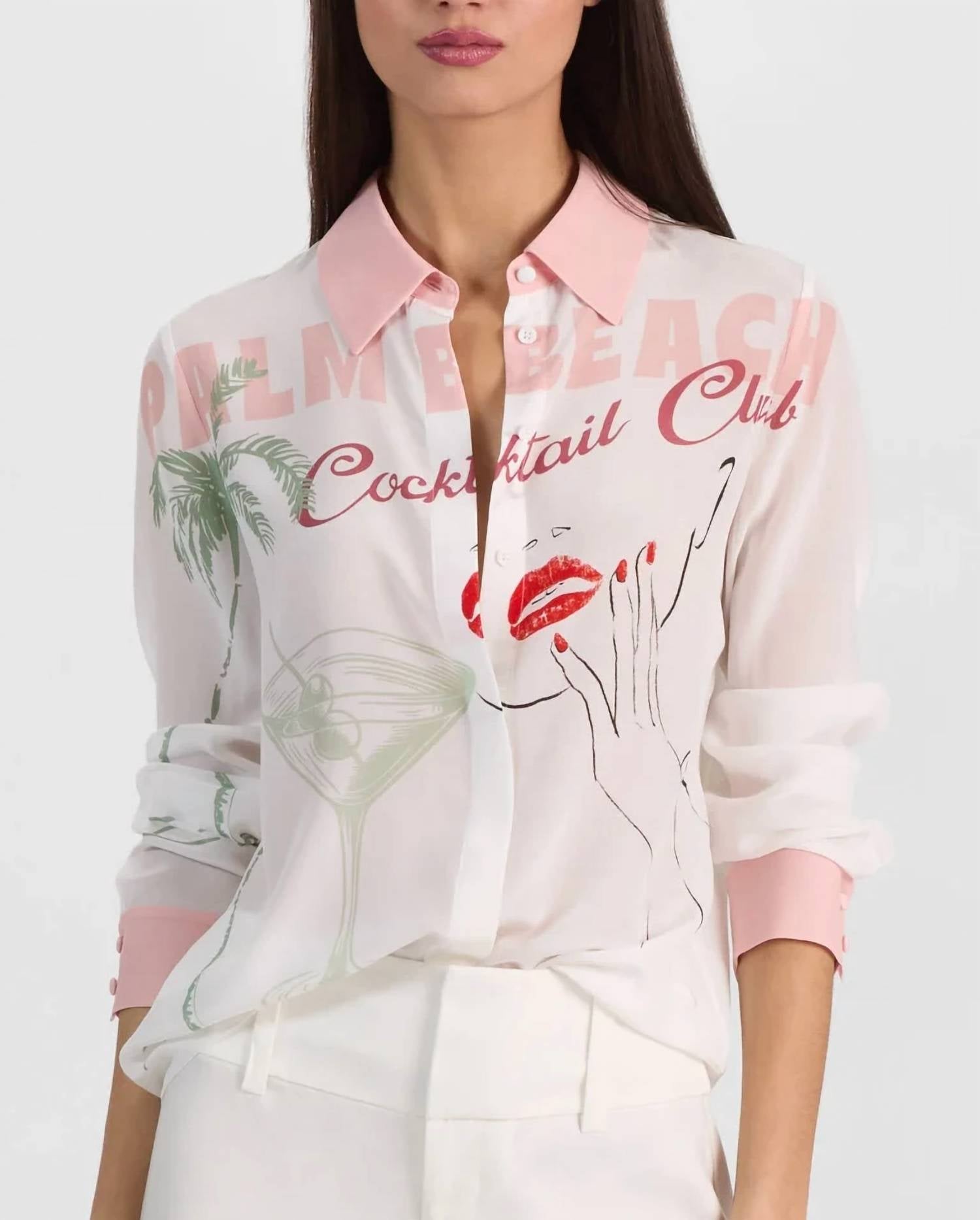 Alice + Olivia - Willa Silk Blouse