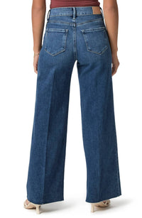 Paige Anessa Wide Leg Jeans in aerial - women's jeans - detail view