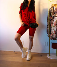 Little Secret Of Mine - Ribbed Shorts Set