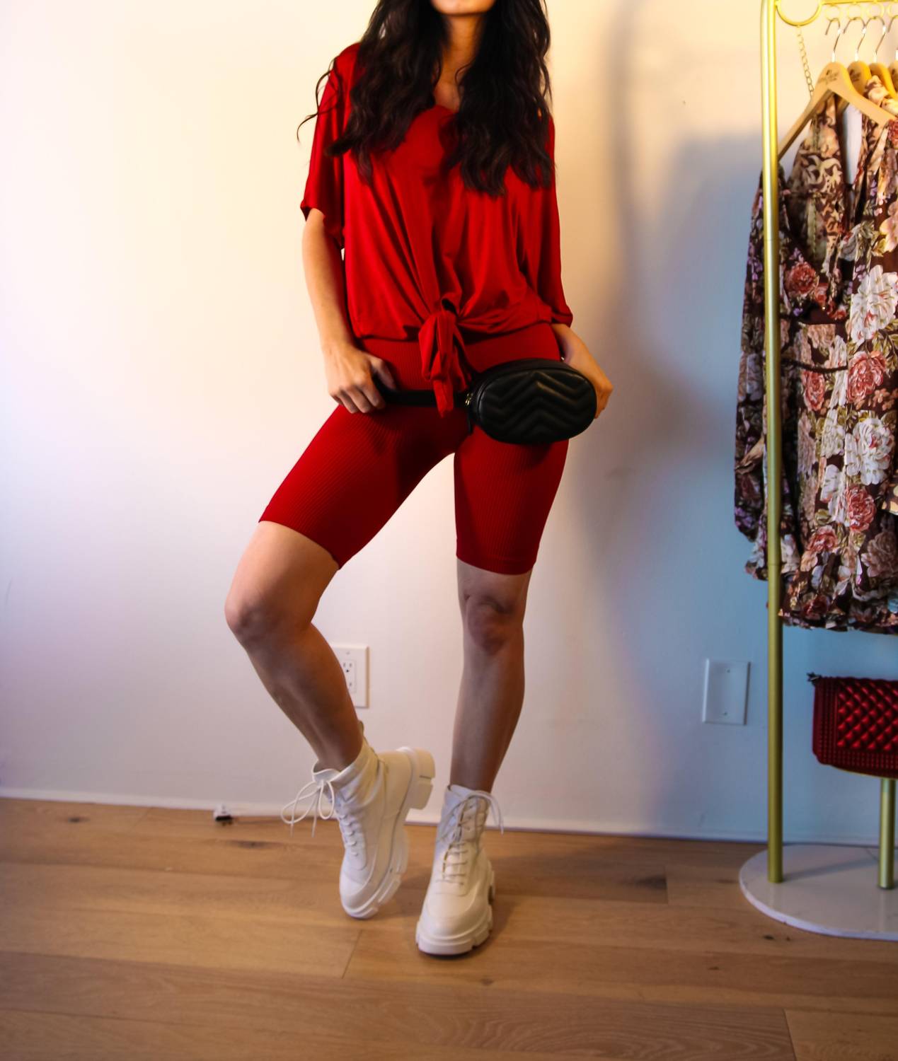 Little Secret Of Mine - Ribbed Shorts Set