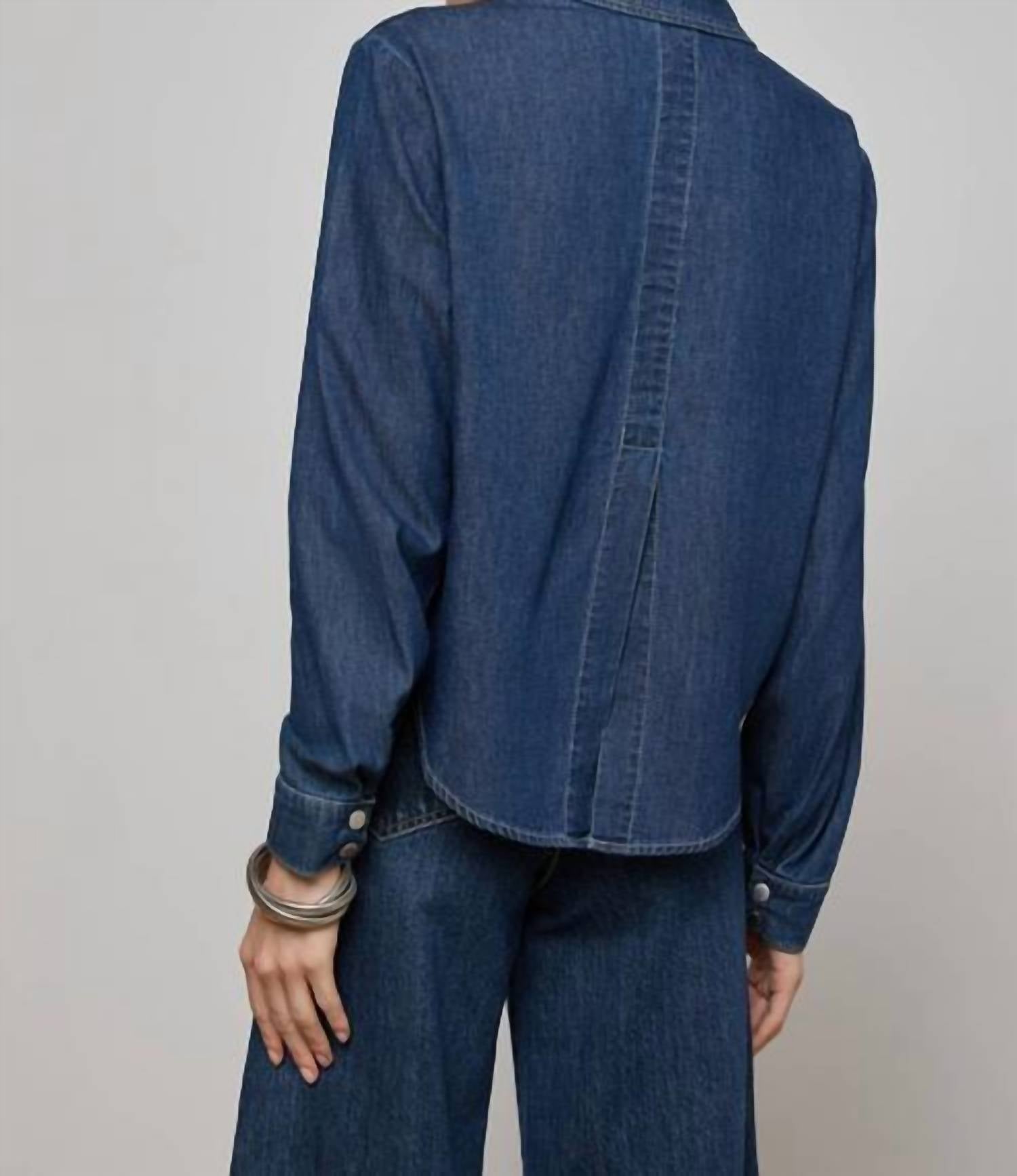 L'Agence - Annette Chambray Button Down Shirt