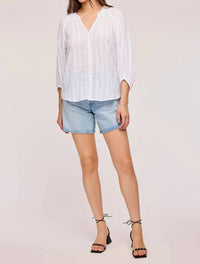 Gentle Fawn - Atlas Textured Cotton Blouse