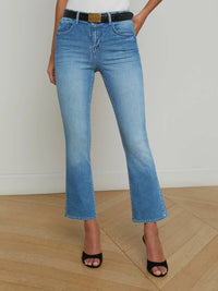 L'Agence - Tati High Rise Crop Micro Boot Jean