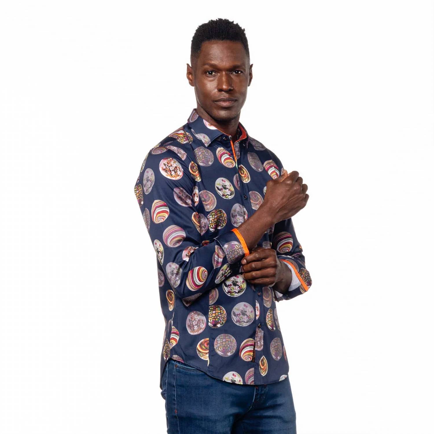 Eight X - Marble System Button Down Shirt