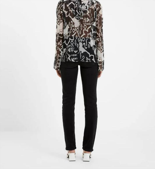 French Connection - Deon Hallie High Neck Popover Blouse