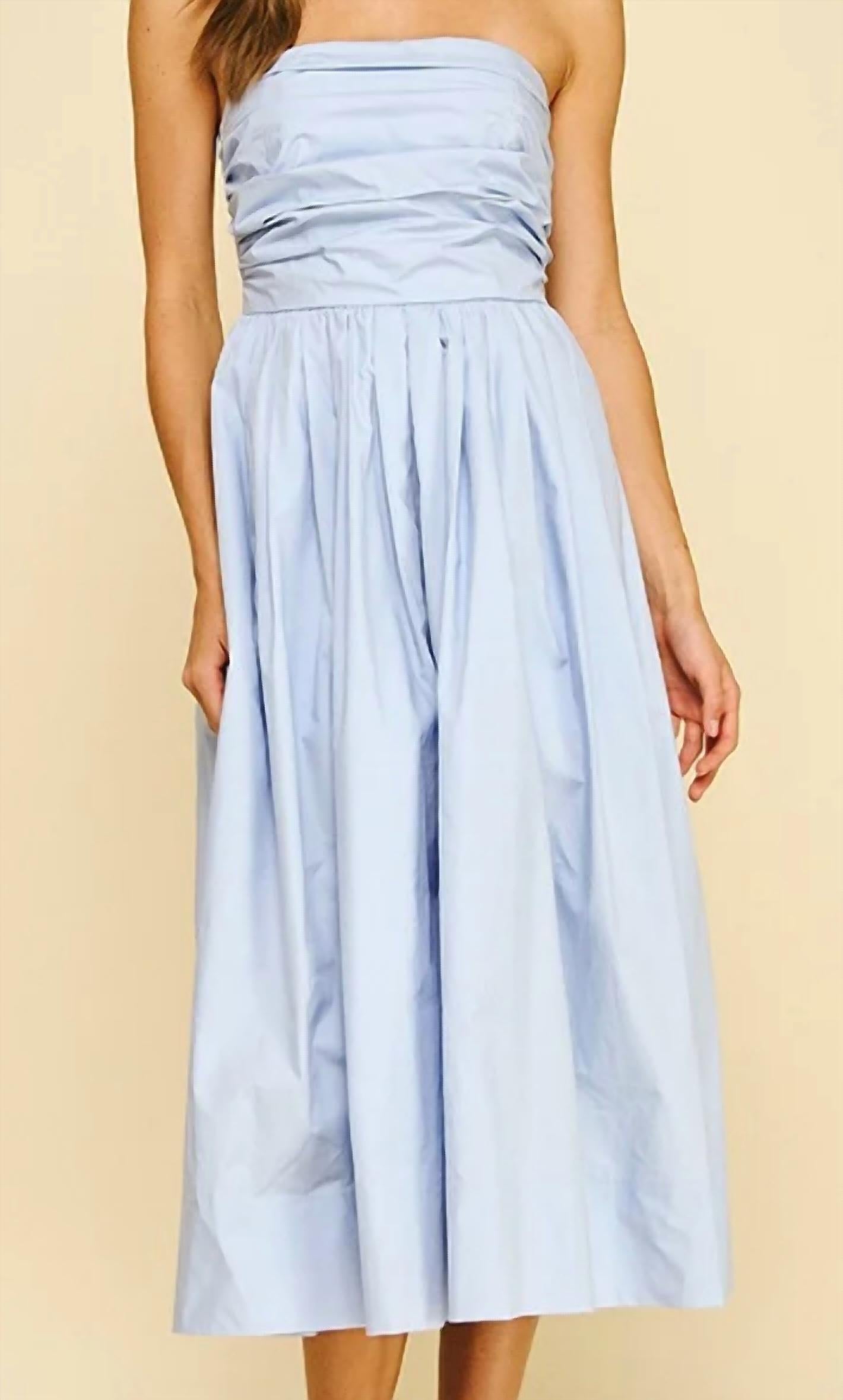 Pinch - Strapless Midi Dress