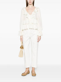 Dorothee Schumacher - Playful Volumes Ruffled Tie Blouse