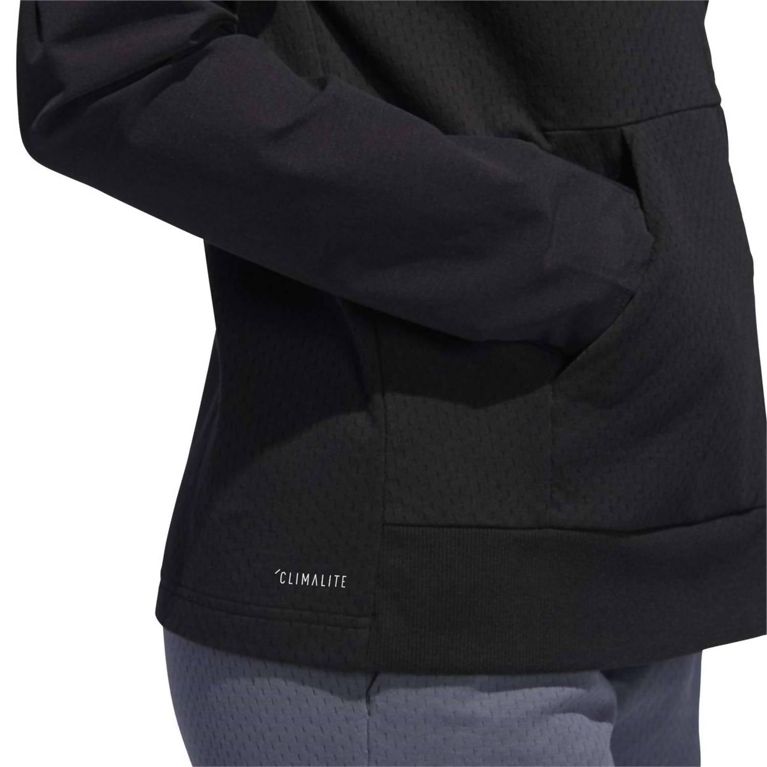 adidas Women's Squad Bomber Jacket - Plus in black - women's jacket - alternate view