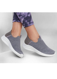 Skechers Women's Ultra Flex 3.0 Smooth Step Shoes in gray - women's sneaker - view 4