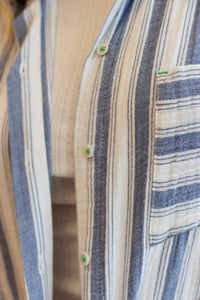Pj Salvage - Back From The Beach Striped Gauze Top