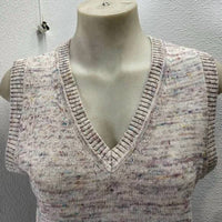 Emilia George - Women's Flecks V-neck Knitted Vest