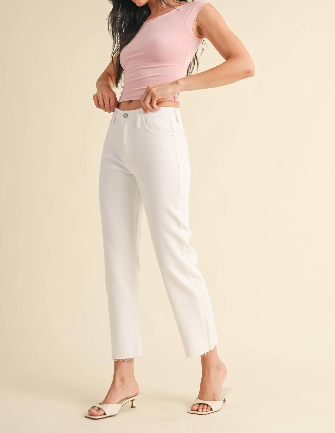 Just Black Denim - High Rise Vintage Straight Jeans