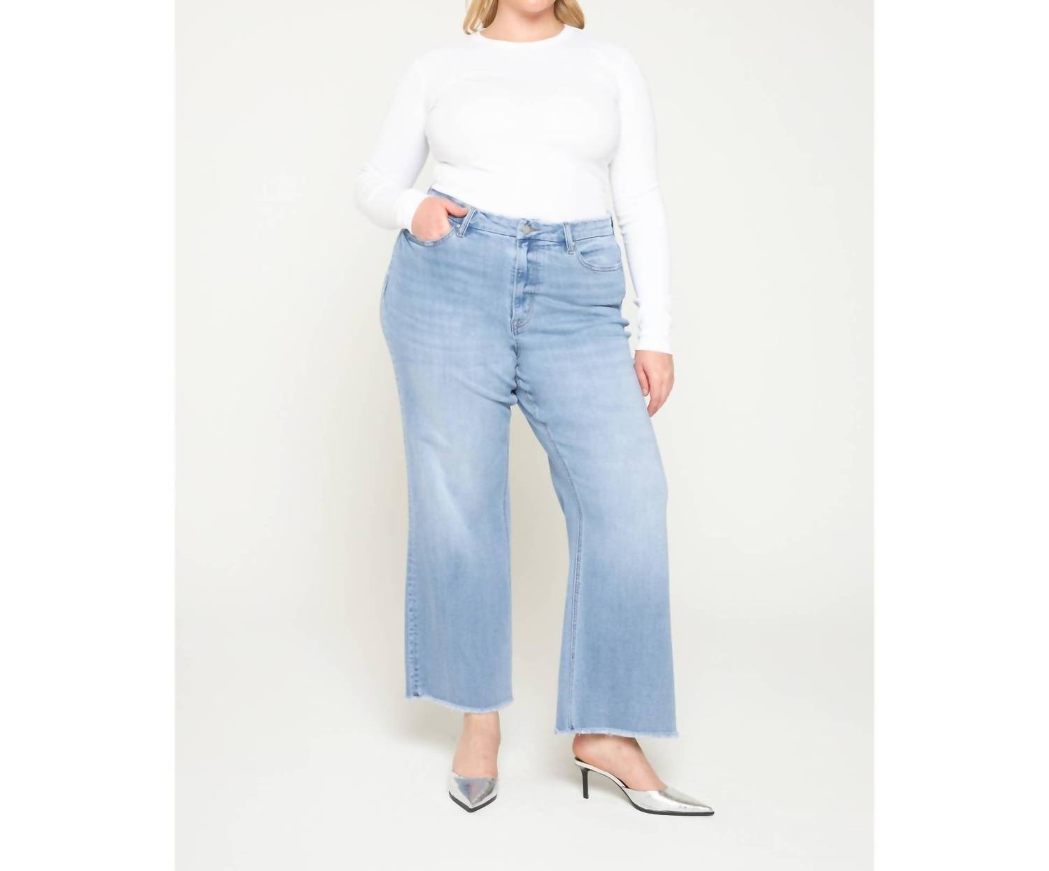 Mica Denim - Curvy Lolas Super Soft Wide Leg Mica Jeans