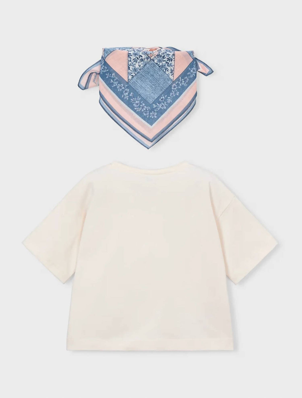 Mayoral - Printed Scarf T-shirt
