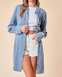 Doe And Rae - Midi Length Shirt Dress